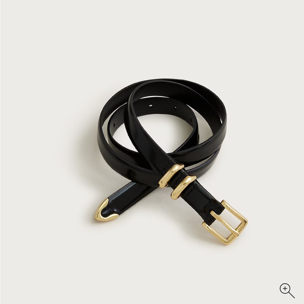 J. Crew Thin Spazzolato Belt